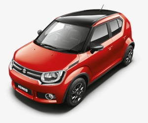 Ignis Car In Red W-midnight Black Color - Ignis Colours