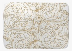 Golden Vintage Frame Scroll Ornament Engraving Border - Ornament