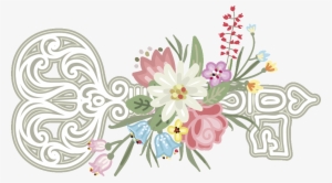 Flower Wedding Butterfly Decoration Vector This Graphics - Wedding