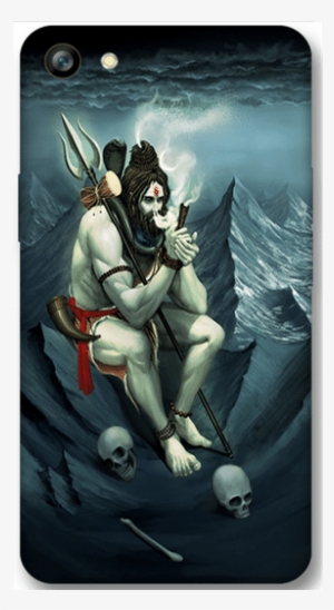 Oppo A71 Smoking Shiva Mahadev Designer Printed 3d - Lord Shiva Smoking Chillum