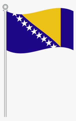 Flag Of Bosnia,flag,bosnia,world Flags,free Vector - Flag Of Bosnia And Herzegovina