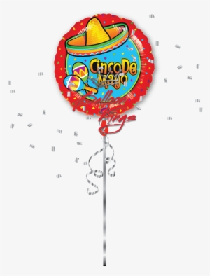 Cinco De Mayo Sombrero - 46cm Cinco De Mayo Mylar Balloon