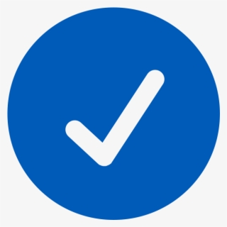 Blue Check Mark Icon Png - Check Mark Circle Blue Icon Png