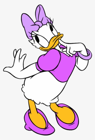 Daisy Duck Is A Cartoon Character Created In 1940 By - Daisy Duck Thinking