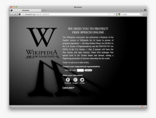 Wikipedia Sopa Protest Blackout 3 - Wikipedia Blackout