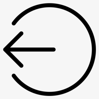 Logout Rounded Left Icon - Circle