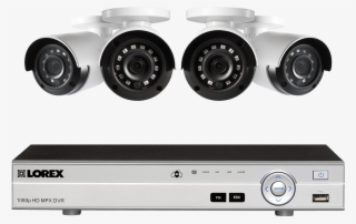 1080p Security Surveillance System With 4 Cameras - Complete Security Camera System With 8 Cameras,