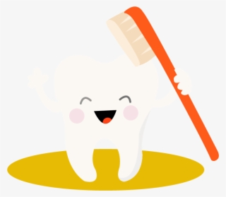 We Help Keep Your Teeth Happy And Healthy - Cartoon