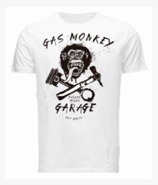 gas monkey white piston t shirt 557070k - active shirt