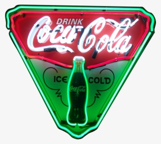 Transparent Neon Logo Coca Cola Clipart Freeuse Download - Neon Coca Cola Png