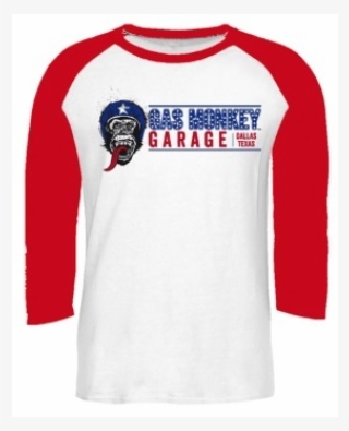 Gas Monkey White Muscle Car T Shirt - Baseball