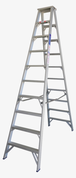 Metal Ladder Png Graphic Transparent Stock - Indalex Double Sided Aluminium 10 Step Ladder 3m