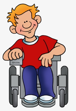 Clipart Child Wheelchair - People With Special Needs Clipart