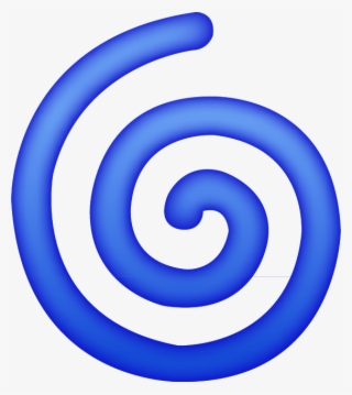 Free Ball And Moon Emoji - Blue Swirl Emoji Png
