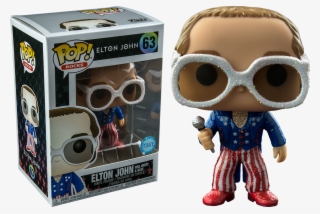 Elton John In Glitter Red, White And Blue Suit Us Exclusive - Mortal Kombat Chase Pop