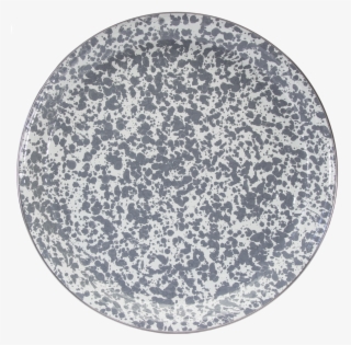Grey Swirl Pattern - Golden Rabbit Swirl Pattern Enamelware Oval Platter