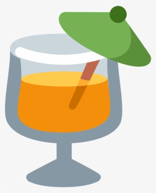 Tropical Drink Sticker By Twitterverified Account - Drink Emoji Twitter