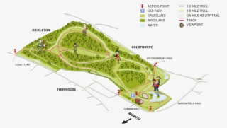 Map Of Phoenix Park - Dearne Valley Country Park