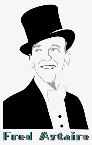 Free Stylish Man In Top Hat Clipart Clipart Image - Fred Astaire Clip Art