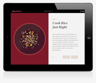 Ipad-4 - Real Simple Branded Content