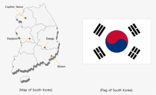 Republic Of Korea, Also Known As South Korea, Is Located - South Korea Flag