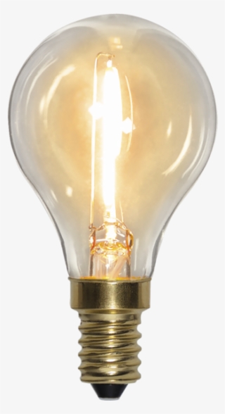 Led Lamp E14 P45 Soft Glow - Glow Bulb Png