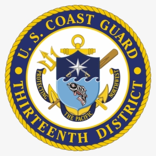 Us Coast Guard District 13 Logo - United States Coast Guard 13th District