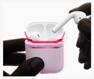 Crystal Hard Case For Airpods -free Grey Pouch