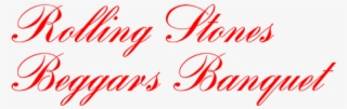 Rolling Stones 'beggars Banquet' - Rolling Stones Beggars Banquet Logo