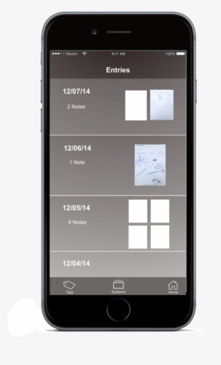 Entries Page Iphone