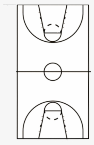 Basketball Court Dimensions Blur - Pencil Sketch Basketball Court