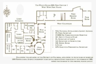 New Centurys White House Floor Plan Century Oval Office - White House West Wing Floor