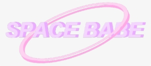 Cute Kawaii Typography Space Pink Pastel Alien Transparent - Pastel Space Tumblr Aesthetic