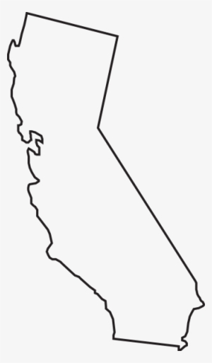 California Outline Clip Art - Easy Drawing Of California