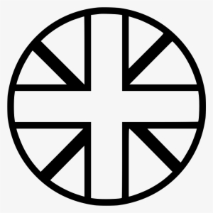 Png File - Uk Flag Icon Black And White