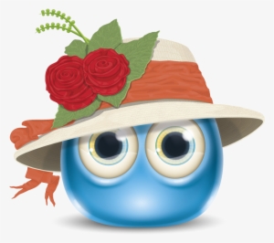 Hat Joan Collins Hat Stetson Ornate Summer Hat Piercing-001 - Cartoon