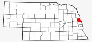 Map Of Nebraska Highlighting Washington County - Cass County Nebraska