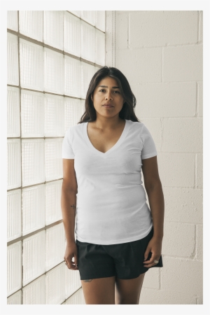 Download The Womens V-neck Image - T-shirt