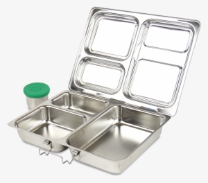 Planetbox Launch Stainless Steel Lunchbox Silicone - Stainless Steel Lunch Box