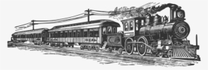 Far West Train Clipart - Steam Engine Train Clipart