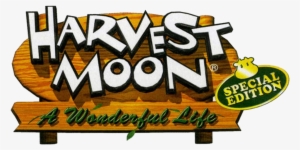 Harvest Moon Logo Png - Harvest Moon A Wonderful Life Logo
