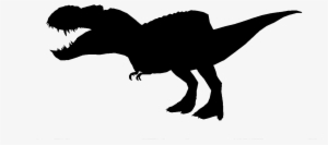 Tyrannosaurus Rex Velociraptor Dinosaur Silhouette - T Rex Silhouette Png