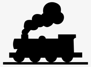 Picture Transparent Clipart Train Engine - Train Silhouette