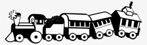 Free Clip Art Of Train Clipart Black And White - Big Small Long Short