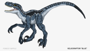 Drawn Tyrannosaurus Rex Alien - Blue Dinosaur Jurassic World Drawing