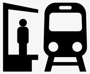 Railway Station Clipart Png - Railway Station Icon Png