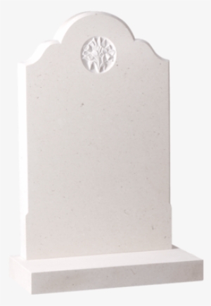 Headstone With Carved Daffodil - Headstone