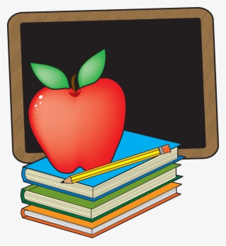 60 Free Apple Clipart For Teachers Images Black And - Clip Art Chalk Board