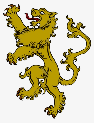 The Symbol Of A Lion Is Very Common In Heraldry And - Gold Lion Coat Of Arms