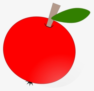 Teacher Apple Clipart Free - Round Apple Clipart